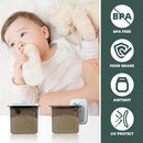 1700ml Airtight Formula Container Pop Up Milk Powder Container Formula Dispenser, 21OZ, 1.32LB, 600g, Brown by TinyTreasures Baby Boutique