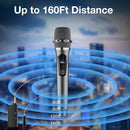 Wireless Microphone,Professional Dual Handheld Cordless Dynamic Mic System with Rechargeable Receiver,Karaoke Microphone Set for Singing, Karaoke, Wedding, DJ, Party, Speech,Church,Class Use,PA System by TinyTreasures Baby Boutique