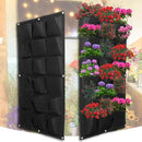 Ogrmar 18 Pockets Vertical Wall Garden Planter Plant Grow Bag for Flower Vegetable for Indoor/Outdoor (18 Pockets, Black) by CozyNest Decor