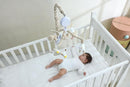 Musical Crib Mobile with 12 Lullabies, Rotating Arm and Detachable Plush Toys, Unisex Clip On Mobile for Standard Cribs, Baby Safe Materials for Sensory Development & Early Growth by TinyTreasures Baby Boutique