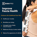 KOAPRO Whole Body Massage Tool - Myofascial Release Tool, Manual Trigger Point and Deep Tissue Massager, Holistic Fascia Health for Cellulite Massage on Legs, Back, and More - Full Body Massage Stick by CozyNest Decor