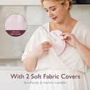 Momcozy Larger Breast Therapy Packs, Hot and Cold Breast Pads with 2 Soft Covers, Breastfeeding Essentials，2 Pack，Pink by TinyTreasures Baby Boutique