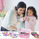 BIRANCO. Pop Beads, Jewelry Making Kit - Arts and Crafts for Girls 3-7 Years Old, Snap Beads Toys - Necklace, Bracelet, Ring Creative DIY Set - 520 pcs by TinyTreasures Baby Boutique