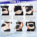 ChongErfei Maternity Belt Pregnancy Belly Band 3 in 1 Maternity Support Belt for Pregnant Back/Pelvic/Hip Pain, Maternity Band Belly Support for Pregnancy (Black, XL) by TinyTreasures Baby Boutique