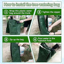 12 Pack 20 Gallon Tree Watering Bags, Reusable, Heavy Duty and Slow Release Gator Bags for Trees, Premium PVC Plant Drip Irrigation Bags,5-8 Hours Releasing Time by GreenHaven Gardens