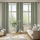 MIULEE Sage Green Blackout Curtains for Bedroom Living Room 86 Inches Long 2 Panels, Thermal Insulated Room Darkening Drapes Solid Grommet Top Noise Reducing Light Green Window Treatments 40x86 Inch by TinyTreasures Baby Boutique