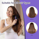Curl Defining Brush, Curly Hair Brush, Slick Back Hair Brush, For Combing and Shaping Curls in All Hairstyles to Reduce Pulling (Purple) by TinyTreasures Baby Boutique