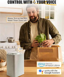 RAINPOINT WiFi Water Timer with Brass Inlet & Outlet，2 Zone WiFi Hose Timer for Lawn,WiFi Sprinkler Controller via APP/Voice Control,Automatic Watering System by Time/Weather/Quantity/Soil Moisture by GreenHaven Gardens