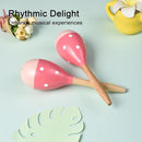 Maracas for Adults Kids Babies, Wooden Maracas Shaker Musical Instrument by TinyTreasures Baby Boutique