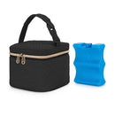 Fasrom Breastmilk Cooler Bag with Ice Pack Fits 4 Baby Bottles up to 5 Ounce, Insulated Baby Bottle Bag for Nursing Moms Daycare or Travel, Easily Attaches to Stroller, Black (Patent Design) by TinyTreasures Baby Boutique