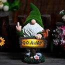ASAWASA Gnomes Decorations for Yard with Solar LED Light,Large Outdoor Funny Garden Lawn Gnome Decor(Tall 10 Inches) by GreenHaven Gardens