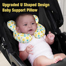 KAKIBLIN Baby Travel Pillow, Upgraded Baby Neck Pillows for Car Seat Toddler Head and Neck Support Pillow,Support Pillows for Car Seat, Pushchair,Travel (Pineapple) by TinyTreasures Baby Boutique
