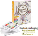 3D Coloring Puzzle Set, Arts and Crafts for Girls and Boys Age 6 7 8 9 10 11 12 Year Old, Fun Educational Painting Crafts Kit with Supplies for Kids, Birthday Toy Gift for Kids by TinyTreasures Baby Boutique