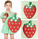 Wernnsai Red Strawberry Piñata For Kids - Strawberry Baby Shower Pinata Strawberry Birthday Party Decorations Summer Fruit Themed Party Game Supplies With Bat Blindfold 16.5" × 11.6" ×3" by TinyTreasures Baby Boutique