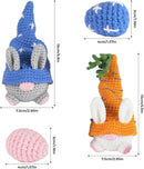 Wizardi Amigurumi DIY Crochet Kit - Rabbits F07N8-M144 by TinyTreasures Baby Boutique