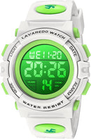 Kids Watch,Boys Watch for 3-15 Year Old Boys,Digital Sport Outdoor Multifunctional Chronograph LED 50 M Waterproof Alarm Calendar Analog Watch for Children with Silicone Band,Kids Gift by TinyTreasures Baby Boutique