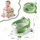 Baby Bath Seat for Babies 6 Months & up Non-Slip Toddler Bath Seats for Sitting Up Infant Bathtub Chair with Suction Cups and Soft Cushion for Baby Shower Tub Seat by TinyTreasures Baby Boutique