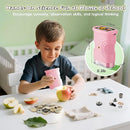 Kids Microscope Digital 1000X Zoom, Mini Pocket Handheld Microscope Portable Travel Toys, HD Photo & Video with 8GB SD Card, Christmas Birthday Gifts for Girls, STEM Toys for Toddlers Age 3-8 by TinyTreasures Baby Boutique
