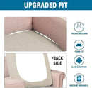 H.VERSAILTEX Super Stretch Individual Chaise Cover Sectional Couch Covers for L Shaped Sofa Both Left/Right Featuring Thick Jacquard Textured Twill Fabric (1 Piece Chaise Cover, Island Fossi) by CozyNest Decor