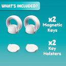 Booboo® x2 Spare Replacement Magnetic Keys Child Safety Locks for Children, Baby Proofing Your Home Cabinets and Drawers with Extra Magnet Keys (2 Pack) by TinyTreasures Baby Boutique