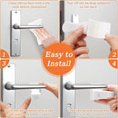 6P Child-Proof Door Lock Coolrunner Baby Proofing Door Handle Locks, Child Proof Door Lever Lock with Strong Adhesive for Protecting Kids and Toddler by TinyTreasures Baby Boutique