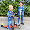 Soft-Style Kids Knee and Elbow Pads with Bike Gloves, Flexible Impact-Resistant Gear for Ages 2-11, Designed for Balance Bikes, Roller-Skating, and Skateboarding by TinyTreasures Baby Boutique