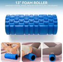 5 in 1 Foam Roller Set for Deep Tissue Muscle Massage, High Density Trigger Point Fitness Patented Exercise Foam Roller, Massage Roller, Massage Ball, Resistance Band, for Whole Body by CozyNest Decor