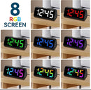Netzu Loud Alarm Clock for Heavy Sleepers, RGB Alarm Clocks for Bedrooms Seniors Kids, Plug in Digital Clock with 5 Dimmers, 2 Alarms, 4 Volumes and Snooze by TinyTreasures Baby Boutique