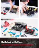 WhalesBot Rocky Smart Robot Car Coding & Remote Control Kit for Kids 8-16, Modular/Scratch/Python/C Programming, Educational Engineering Science Toy Set with Multiple Sensors and Smart Controller by TinyTreasures Baby Boutique