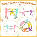 Magnetic Men, Whimsical and Colorful Humanoid Magnetic People Toys, 4pcs, Synthetic Resin by TinyTreasures Baby Boutique
