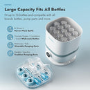 Papablic Bottle Sterilizer and Dryer Pro Max, 13 Bottles Extra-Large Capacity for Big Family, Electric Steam Bottle Sanitizer for Baby Bottles, Parts & Other Newborn Essentials by TinyTreasures Baby Boutique