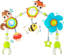 Adjustable Arch Bassinet Toys for Infant & Toddlers, Stroller Arch, Baby Crib Toys with Fascinating Hanging for Stimulating Baby’s Senses and Developing Motor Skills by TinyTreasures Baby Boutique