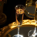 Vintage Crystal Champaign Flute Glasses Set Of 2 Clear Radiance Hand Blown Crystal Champagne Glasses by The Wine Savant