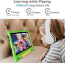 Kids Tablet with Strap, Android 14 Tablet for Kids 10 inch, Toddler Tablets Octa-Core 64GB 1TB Expandable, Children's Tablets with Case, Bluetooth WiFi Parental Control Dual by TinyTreasures Baby Boutique