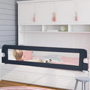 BABY JOY Bed Rails for Toddlers, Extra Long, Swing Down Safety Bed Guard for Convertible Crib, Folding Baby Bedrail for Kids Twin, Double, Full Size Queen & King Mattress (71", Dark Gray) by TinyTreasures Baby Boutique