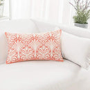 HWY 50 Pink Decorative Lumbar Pillow Cover Rectangle 12x20 Inch (1 Piece), Embroidered Cotton Farmhouse Cushion Cover Pillow Case for Sofa Couch Living Room Bed, Minimalist Floral by CozyNest Decor