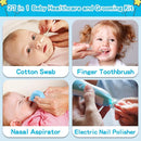 Baby Grooming Kit，Electric Safety Nail Trimmer Baby Nursery Kit，Infant Safety Care Set with Hair Brush Comb Nail Clipper Nasal Aspirator,Baby Essentials Kit for Newborn Girls Boys (21 PC-Blue Kit) by TinyTreasures Baby Boutique