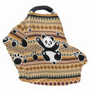 Binienty Breathable Car Seat Covers for Babies Newborns,Aztec Nation Panda Pattern Nursing Cover Breastfeeding Scarf Breathable Stroller Cover for Sun by TinyTreasures Baby Boutique