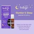 Oilogic Slumber & Sleep Roll-On Essential Oil for Babies & Toddlers - Gentle Aromatherapy Essential Oils, Mess-Free Comfort & Wellness Blends - Pediatrician-Tested Safe for Baby, .2 Fl Oz by TinyTreasures Baby Boutique