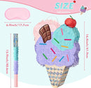 WERNNSAI Ice Cream Piñata - Summer Ice Cream Party Decorations for Kids Girls Birthday Pink Pinata Game Candyland Sweet Theme Party favors supplies with Bat Blindfold by TinyTreasures Baby Boutique