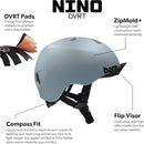 Bern Nino Bike Helmet for Kids, Ages 3-12, Flip Visor, Adjustable fit, Lightweight, CPSC Safety Certified by TinyTreasures Baby Boutique