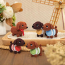 Mewaii Crochet Kit for Beginners – 5 Easy Dachshund Dog Crochet Kits with Step-by-Step Video Tutorials, Pre-Started Yarn, 40% Extra Yarn, Beginner Crochet Kit for Adults & Kids by TinyTreasures Baby Boutique