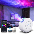 Star Projector, Galaxy Projector for Bedroom, Smart APP & Voice Control Galaxy lamp, Compatible with Alexa & Google Home, for Kids Adults Bedroom,Room Decor,Game Room,Party (White Round) by TinyTreasures Baby Boutique