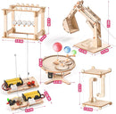 STEM Science Kits for Kids Ages 8-12 8-10, Wood Building Crafts Kits for Boys 6-8, STEM Toys for Boys Age 8-12 6 7 10 11 13 Years Old Gifts, Engineering Experiment Projects, 3D Wooden Puzzles 8-13 by TinyTreasures Baby Boutique