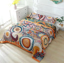 MSGKV Boho Throw Blanket for Bed Couch,100% Cotton Throw Blankets 80''x 90'' Mexican Super Soft Blanket Travel Picnic Blankets Versatile Knit Woven Blanket Boho Decor by CozyNest Decor