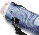 RICHEN Neoprene Water Bottle Carrier Bag with Adjustable Shoulder Strap,Insulated Water Bottle Cover for Stainless Steel/Glass/Plastic Bottles by TinyTreasures Baby Boutique
