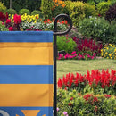 Alpha Tau Omega Licensed Flag Garden 12x19 inches Flag Banner Yard Decor Outdoor Decoration (Alpha Tau Omega