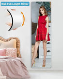 Shatterproof Wall Mirror Full Length for Bedroom, Acrylic Gym Mirrors For Home, Extra Thick: 0.12 inch, 14 x 24 inch x 2 Pcs, Workout Mirrors Safe for Kids, Over The Door, Long Wall Mounted by CozyNest Decor