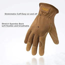 HLDD HANDLANDY 2 Pairs Leather Gardening Gloves for Men, Utility Work Gloves for Gardening, Yardwork, Construction, Mechanics, Great Garden Gifts for Men Women by GreenHaven Gardens