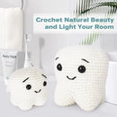 Crochet Kit for Beginners, Crochet Kit w Step-by-Step Video Tutorials, Crochet Starter Kit Learn to Crochet Kits for Adults Kids Beginners, Crochet Kit Tooth (40%+ Yarn Content) by TinyTreasures Baby Boutique